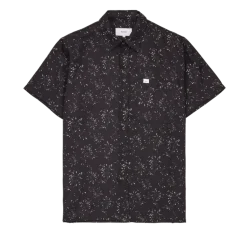 Makia miesten lyhythihainen kauluspaita, PASTURE SHIRT Musta