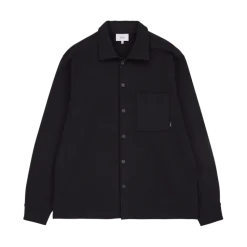 Makia miesten PAITATAKKI, PROCESS OVERSHIRT HEAVY JERSEY Musta