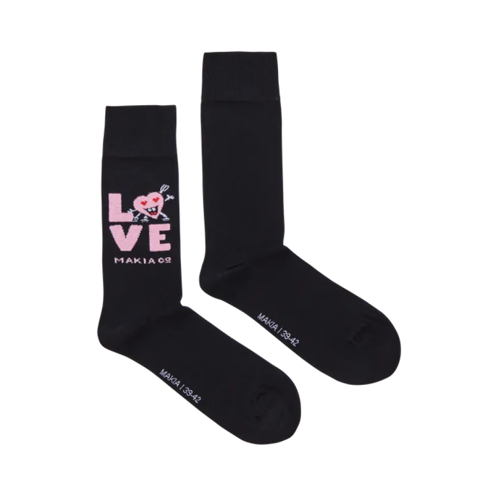 Makia miesten sukat, FEELING SOCKS Musta