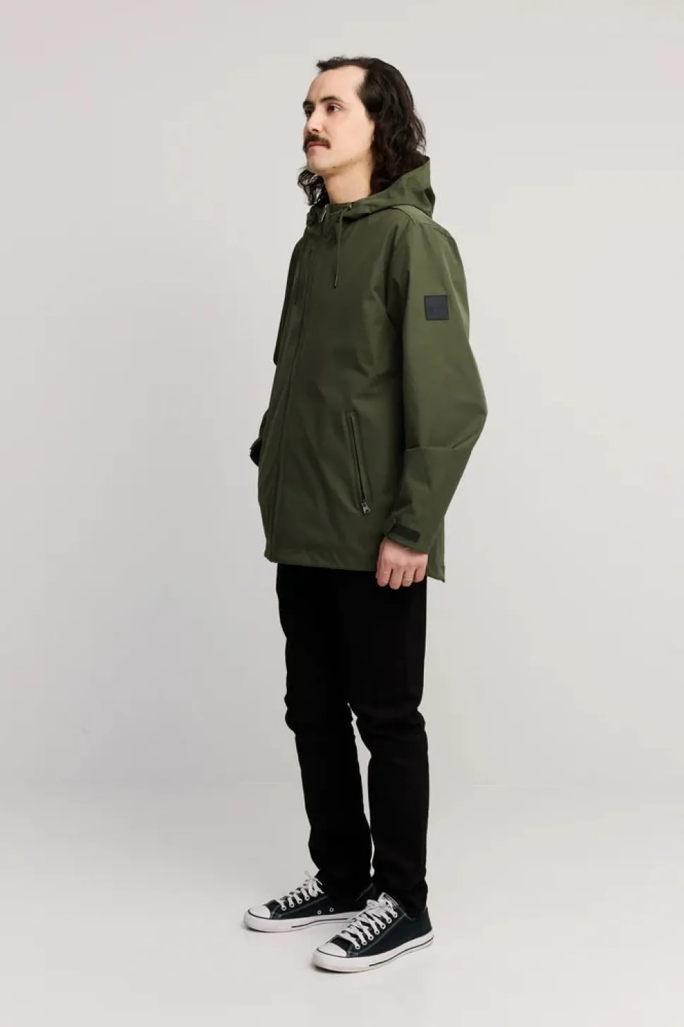 Makia miesten takki, OAK JACKET 5000M WATERREPEL Armeijanvihreä