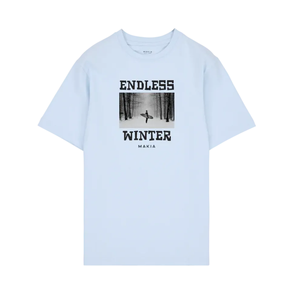 Makia miesten t-paita Endless T-shirt, vaaleansininen