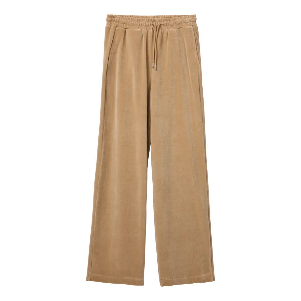 Makia naisten housut Anne Trousers, vaalea beige