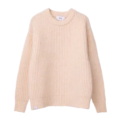 Makia naisten neulepusero MABEL KNIT, luonnonvalkoinen