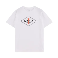 Makia unisex t-paita, SEASIDE T-SHIRT Valkoinen