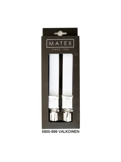 Matex miesten Henkselit Valkoinen