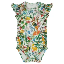 Metsola body, JUNE FRILLA RIB BODY Monivärinen Kuosi