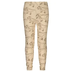 Metsola Lasten Pyjama, SUPER POWER CREAM PYJAMA SET Ruskea Kuosi