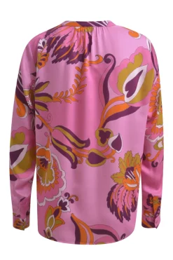 Milano Italy naisten pusero, BLOUSE BARBIE PRINT Pinkki Kuosi