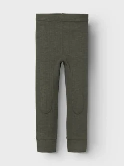 Name It alushousut, NMMWANG WOOL NE LONGJOHN Armeijanvihreä