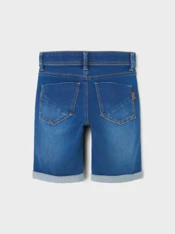 Name It farkkushortsit, NKMSILAS SLIM DNM L SHORTS 2272 Indigo