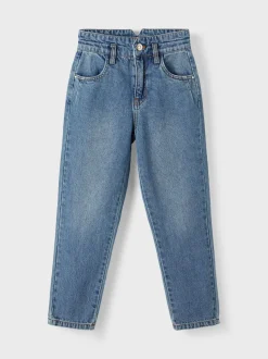 Name It korkeavyötäröiset farkut, NKFBELLA DNMATAMY HW ANCLE MOM PANT Indigo