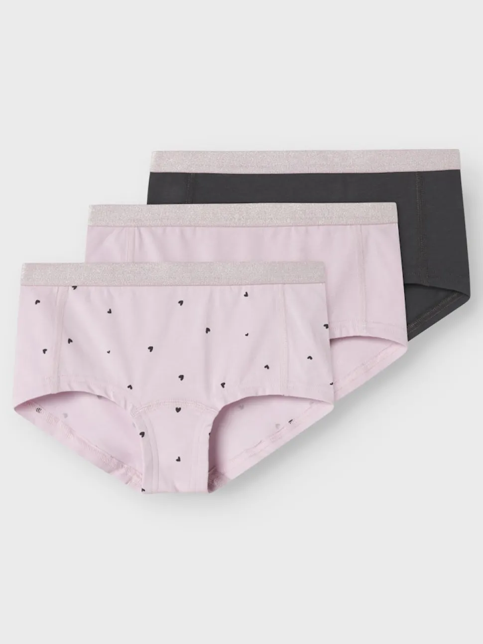 Name It Lasten Alushousut, NKFHIPSTER 3PACK NOOS Vaaleanpunainen