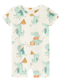 Name It lasten body, NBMJEVAN SUNSUIT Valkopohjainen Kuosi