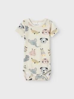 Name It lasten body, NBNOSUMMER SS BODY Vaalea Beige
