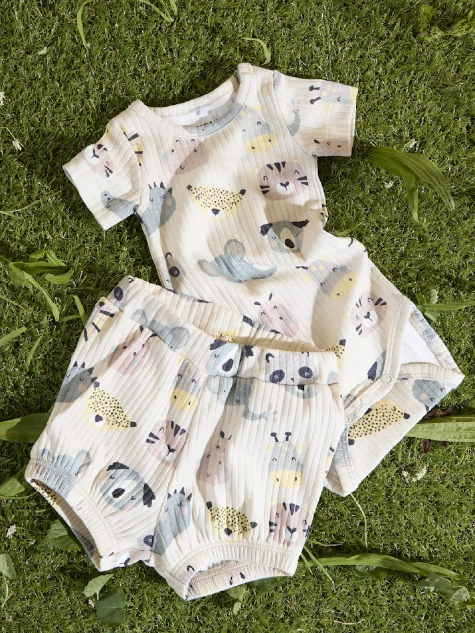 Name It lasten body, NBNOSUMMER SS BODY Vaalea Beige