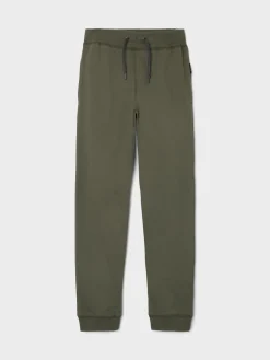 Name It Lasten Collegehousut, NKMSWEAT Unbrushed Armeijanvihreä