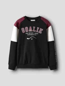 Name it lasten college NKMSHAWN LS NREG SWEAT BRU, musta