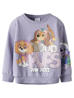 Name It lasten collegepaita NMFJARA PAW NREG SWEAT BRU NOOS, lila