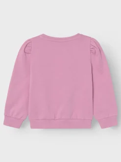 Name It Lasten Collegepaita, NMFSINE MLP SWEAT Vaaleanpunainen