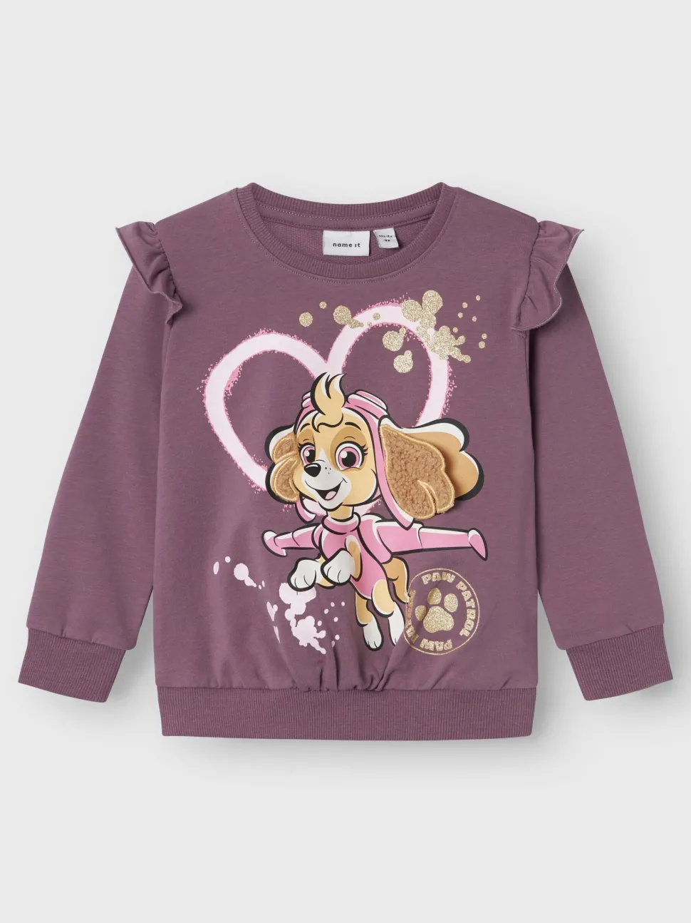 Name It lasten collegepaita, NMFJYLA PAWPATROL SWEAT Tumma Luumunpunainen