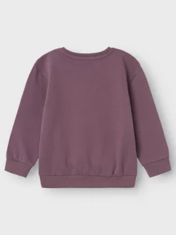 Name It Lasten Collegepaita, NMFORDI PEPPAPIG REG SWEAT Luumunpunainen