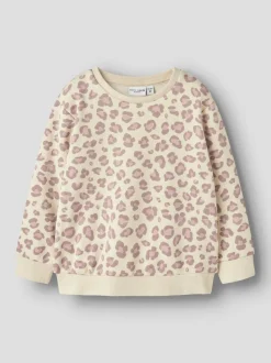 Name It lasten collegepusero, NMFDAVINA LS SWEAT FLEECE Keltainen Kuosi