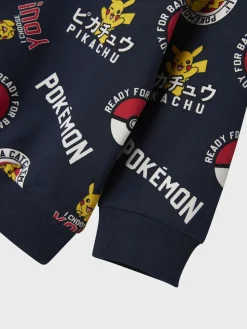 Name It lasten collegepusero, NMMSILO POKEMON REG SWEATSHIRT Tummansininen