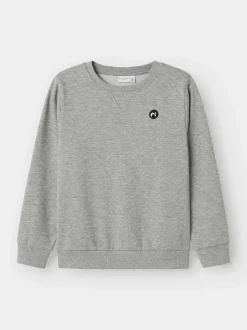Name It lasten collegepusero, NKMVIMO LS SWEATSHIRT Vaaleanharmaa