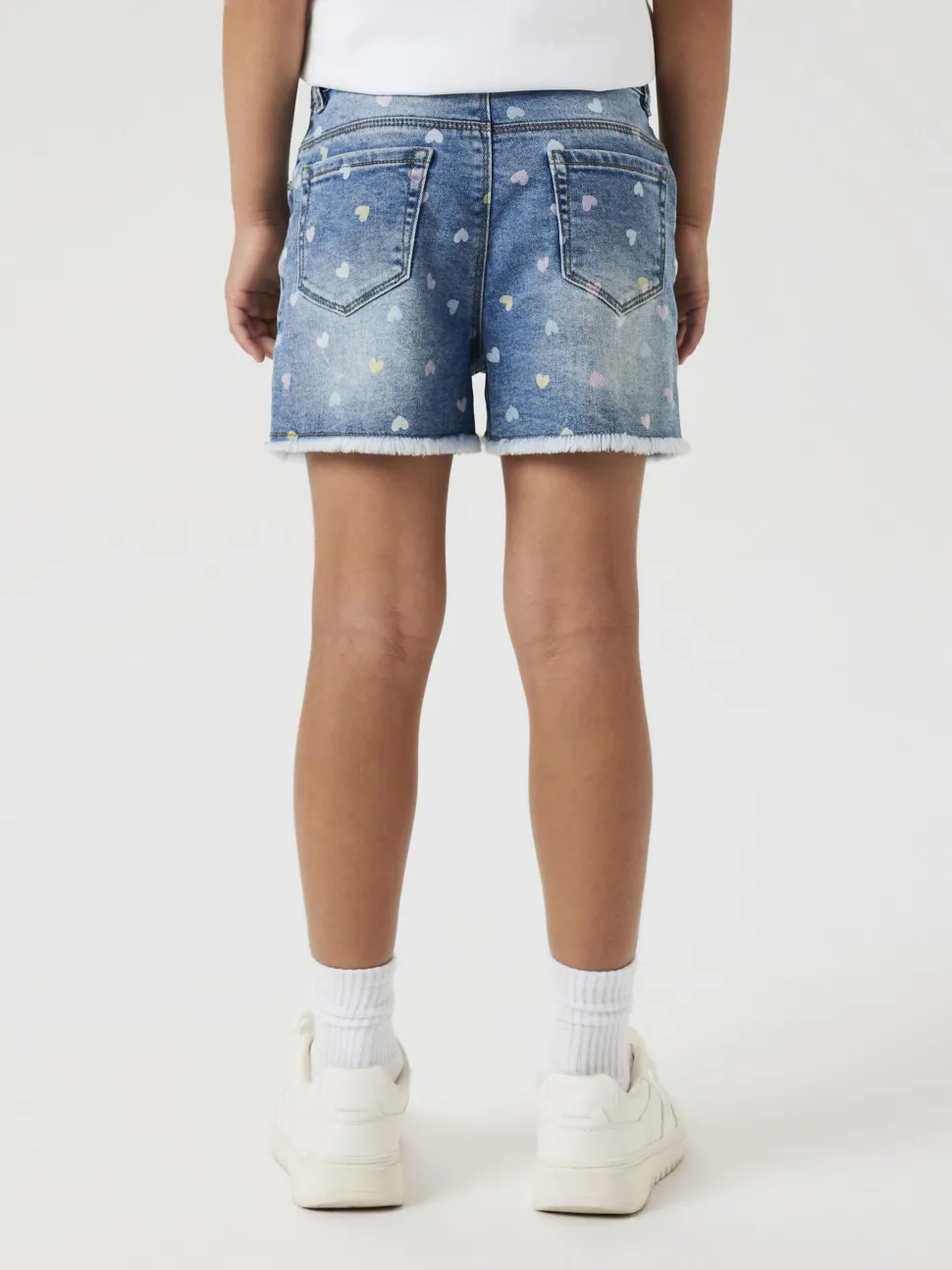 Name It lasten farkkushortsit, NKFROSE HW MOM DENIM SHORTS 3555 Indigo