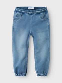 Name It lasten farkut, NMFBELLA BAGGY ROUND JEANS Indigo