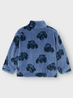 Name It Lasten Fleecetakki, NMMRICOLAJ TEDDY CARD Sininen