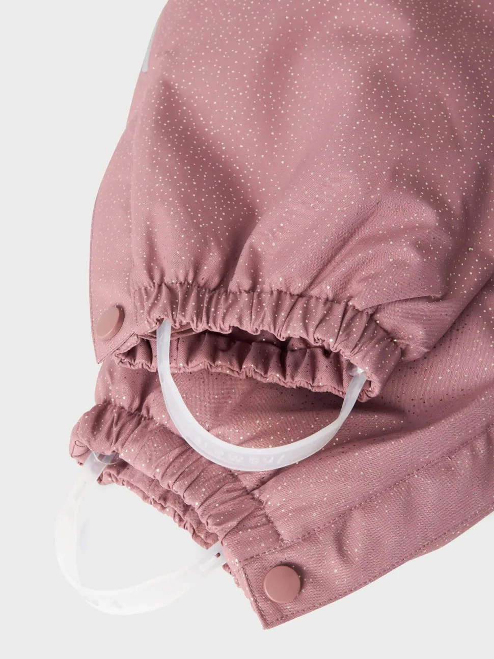 Name It Lasten Haalari, NMFSNOW10 SUIT FRILL GLITTER Vaaleanpunainen Kuosi