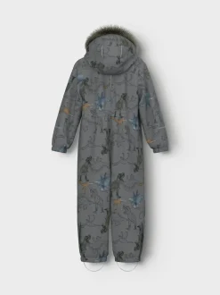 Name It Lasten Haalari, NMMSNOW10 SUIT NOOS Harmaa Kuosi