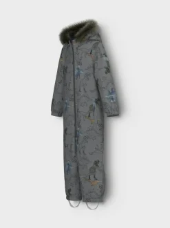 Name It Lasten Haalari, NMMSNOW10 SUIT NOOS Harmaa Kuosi