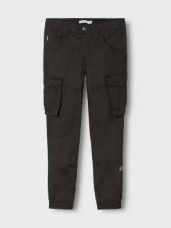 Name It Lasten Housut, Bamgo Reg Twill Musta