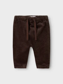 Name It lasten housut, NBMNIKO NREG PANT Tummanruskea