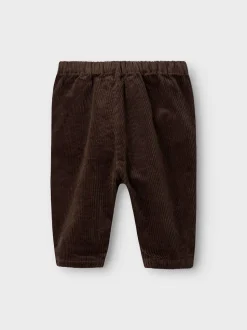 Name It lasten housut, NBMNIKO NREG PANT Tummanruskea