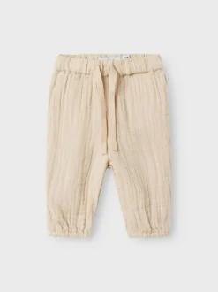 Name It lasten housut, NBNOSAFI PANT S Vaalea Beige