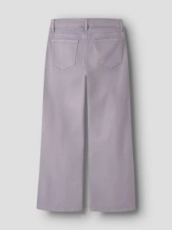 Name It lasten housut NKFROSE WIDE TWI PANT, vaalea lila