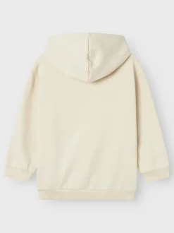 Name It lasten huppari, NKFSAKKO LS RLX LONF SWEAT Beige