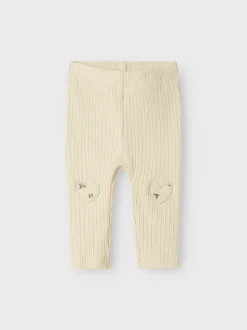 Name It Lasten Leggingsit, NBFOLBA LEGGING Vaalea Beige