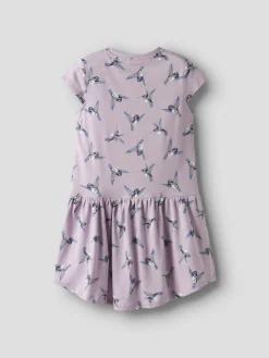 Name It lasten mekko, NKFVIGGA CAPSL DRESS Vaaleanpunainen Kuosi