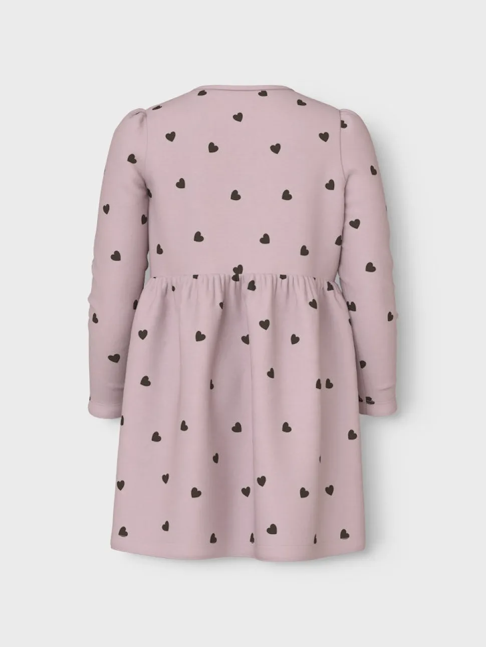 Name It lasten mekko, NMFKHEART LS DRESS Vaaleanpunainen Kuos