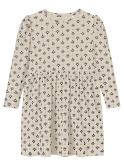 Name It lasten mekko NMFONINE LS DRESS, beige
