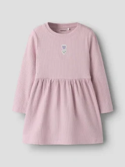 Name It lasten mekko NMFVEMMA LS DRESS, vaaleanpunainen