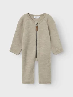 Name It Lasten merinovillahaalari, WOOL SUIT Beige