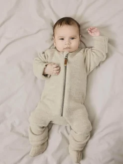 Name It Lasten merinovillahaalari, WOOL SUIT Beige