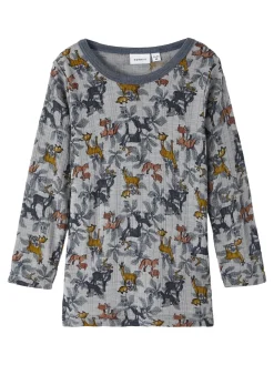 Name It Lasten Merinovillainen Paita NMMWANG WOOL NEEDLE LS TOP NOOS Beige Kuosi