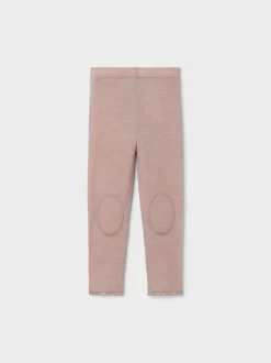 Name It Lasten Merinovillaiset Leggingsit, NMFWANG WOOL NEEDLE LEGGING NOOS Vaaleanpunainen