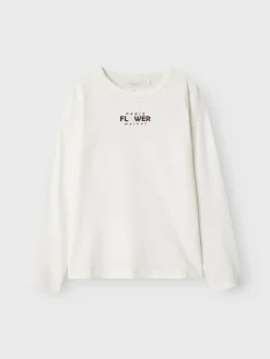 Name It lasten paita NKMSTUFF STUMBELG SS NREG TOP, valkoinen